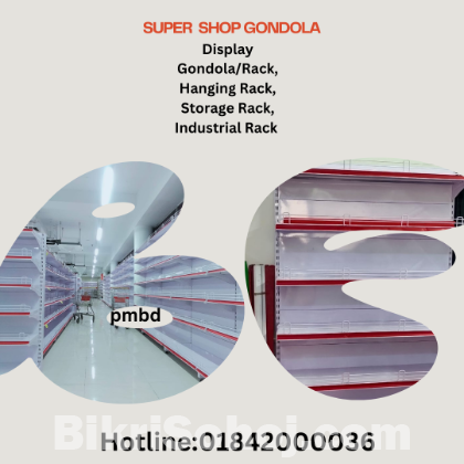 New design Super Market Gondola